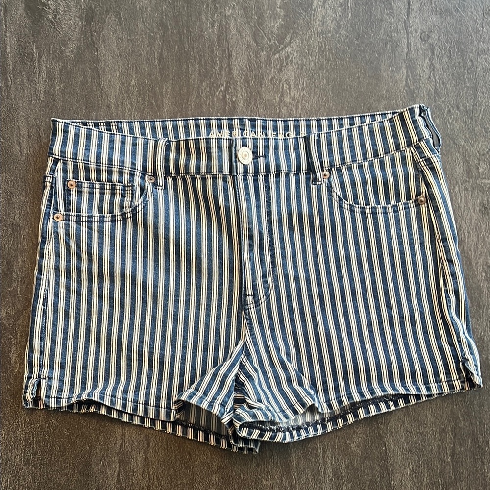 American Eagle Striped Shorts